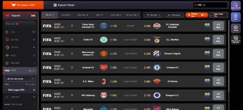 Tham gia cá cược FIFA nhanh gọn tại FB88